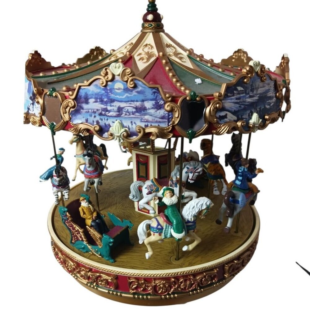 Mr. Christmas Carousel Holiday Carousel With Lights & Music multicolor
